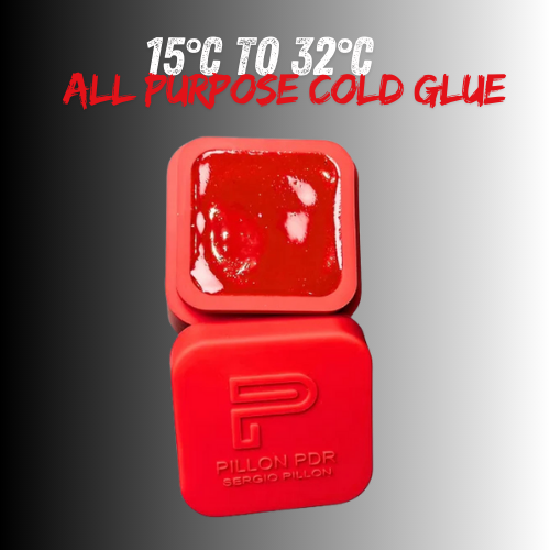 Box Cold Glue Red by Sérgio Pillon (15°C to 32°C) – All-Purpose Cold Glue for Daily PDR Use - Auto Equipment International