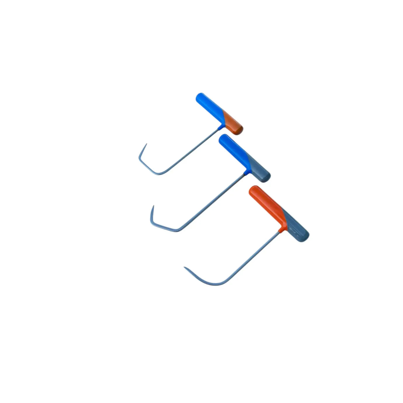 3-piece mini sharp tip special bend steel PDR tools for paintless dent repair by Auto Equipment International.