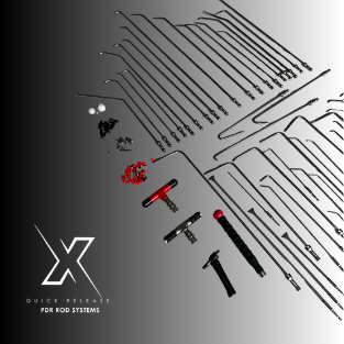 55pc 602-1 High Carbon Steel Adjustable Handle PDR Rod Set - Auto Equipment International