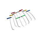 10-piece sharp tip single bend steel set from Auto Equipment International, showcasing various tool sizes and shapes.