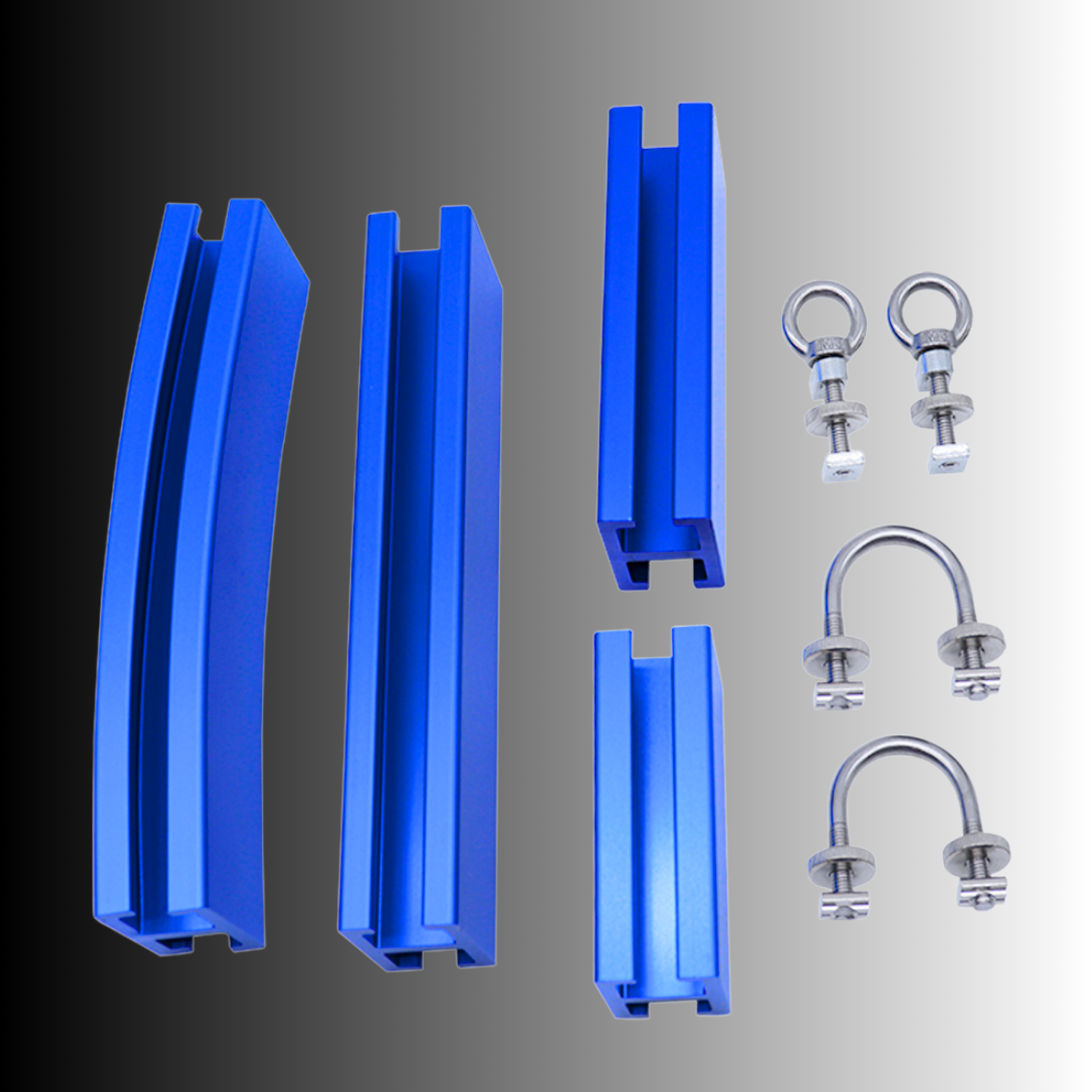 4-Piece Blue Anodized Aluminum Lifter Set