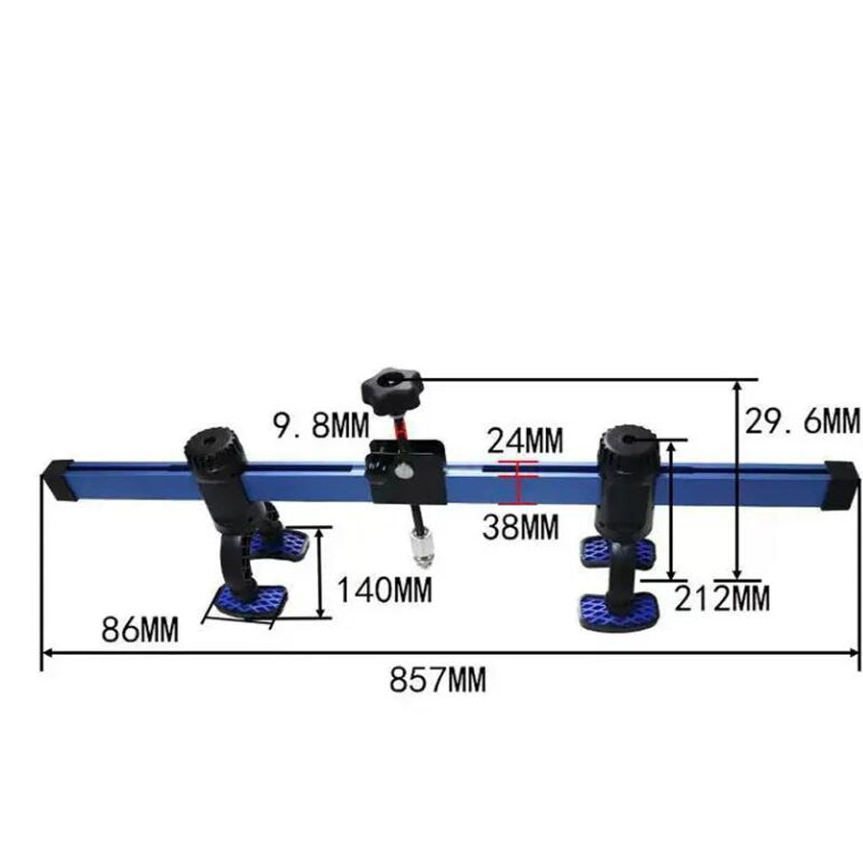 Large AEI Tension Bar Beam by Auto Equipment International, showcasing sturdy design and robust construction for vehicle support.