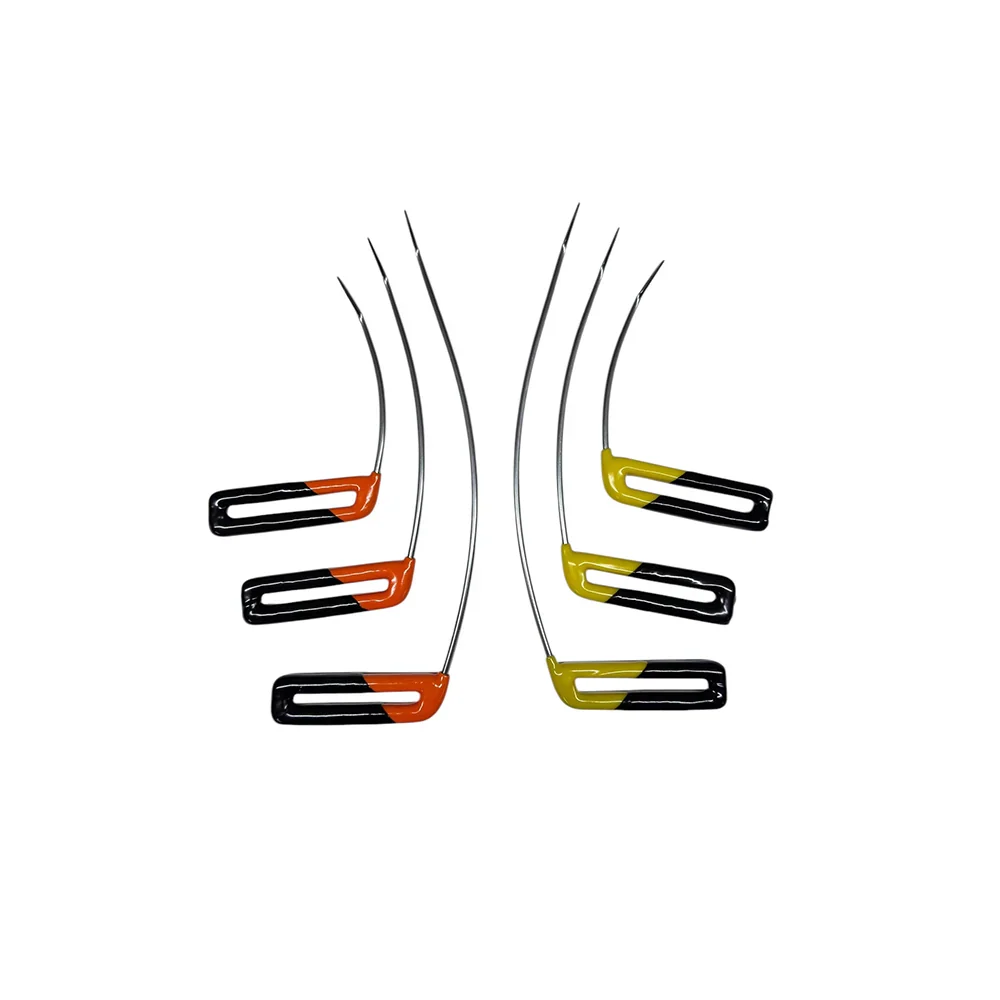 T-Handle dent repair rod set featuring curved steel tips by Auto Equipment International, displayed on a clean background.