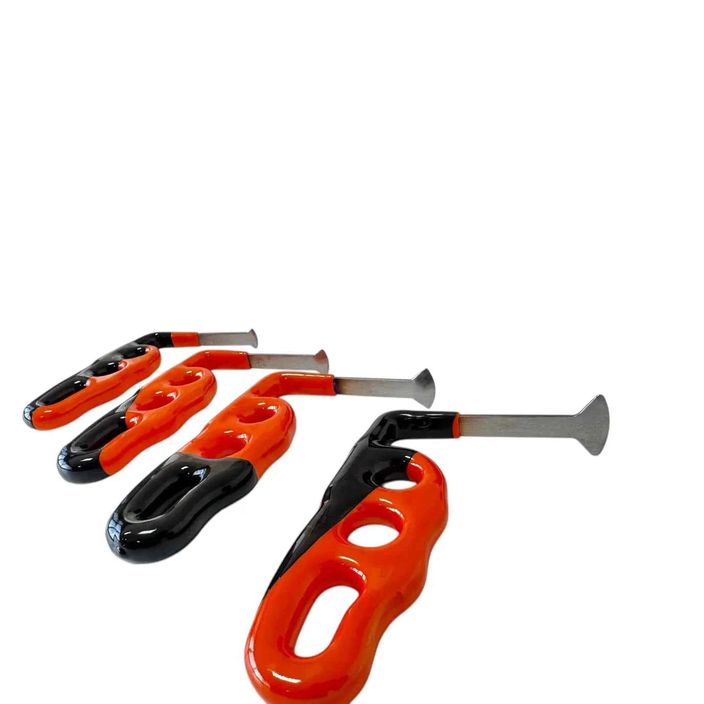 4-Piece 9cm White Steel Whale Tail PDR Tools