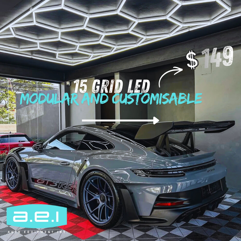 Hexagon Ultrabright 6500k LED Hex Lights - 15 Hex Grid System - Auto Equipment International