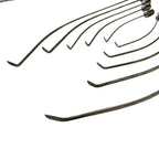 0-Piece 360° Rotating Paintless Dent Repair Rod Set – Modular Handle & Hardened Steel Tools