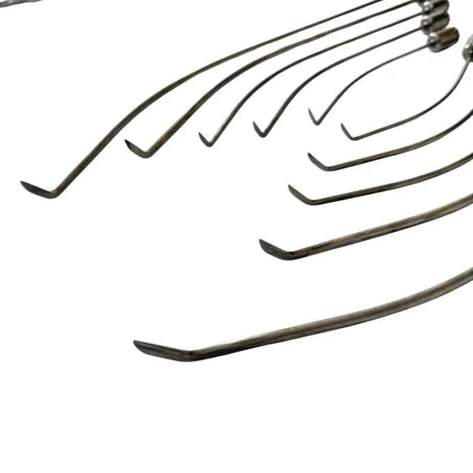 0-Piece 360° Rotating Paintless Dent Repair Rod Set – Modular Handle & Hardened Steel Tools