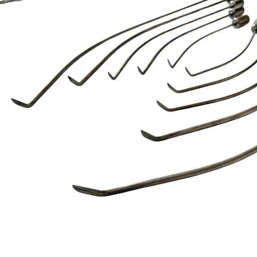 0-Piece 360° Rotating Paintless Dent Repair Rod Set – Modular Handle & Hardened Steel Tools