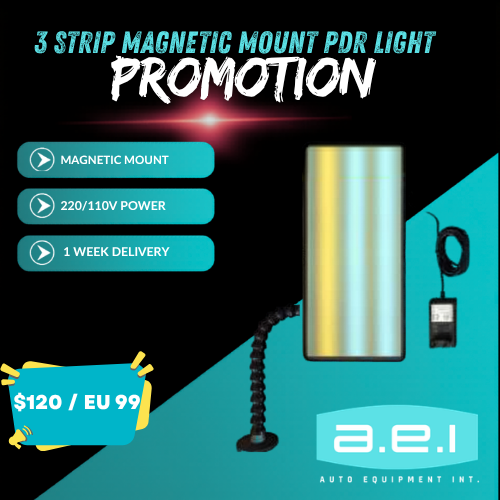 18 " 3 Strip Magnetic Mount 220v Mini Light