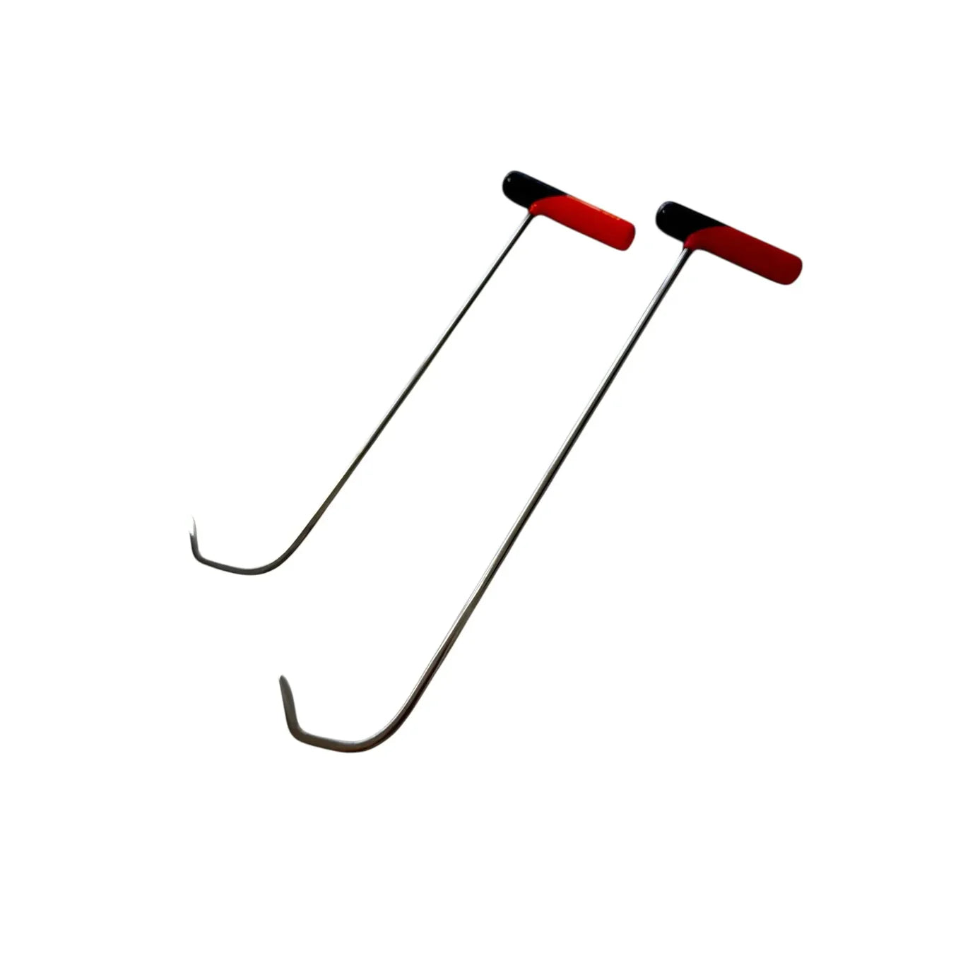 2-piece U-bend sharp tip steel PDR tools by Auto Equipment International on a white background.