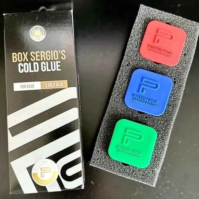 Sergio’s Cold Glue Box – 3 Cold Glue Set for PDR | Professional Paintless Dent Repair